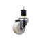 Service Caster 3'' SS Nylon Wheel Swivel 1-7/8'' Expanding Stem Caster SCC-SSEX20S314-NYS-178 - alternate 1
